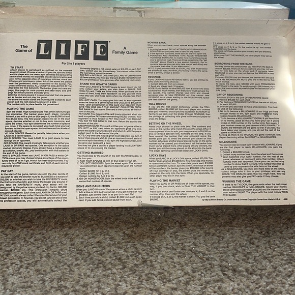 1982 game of LIFE vintage board game - Picture 3 of 13